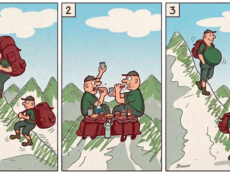Humor kod planinara