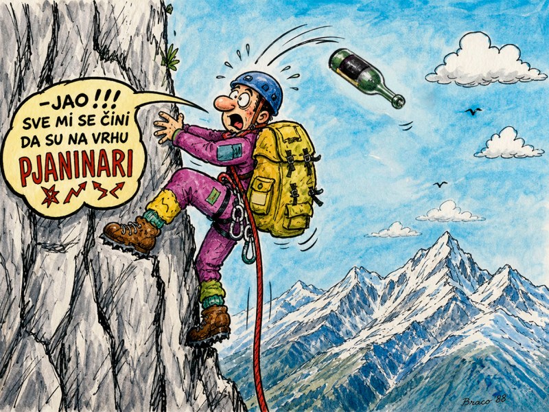 Humor kod planinara